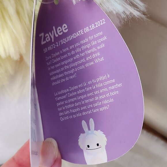 Squishmallows 8" Zaylee Easter Bigfoot Plush Toy NWT - Picture 14 of 15